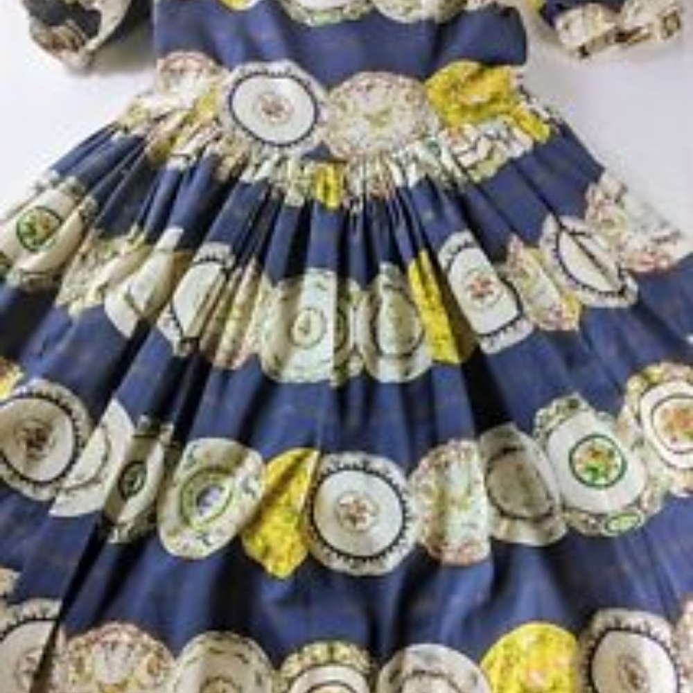 Francoise Bouthillier Tea Party Dress Modest VTG - Picture 4 of 7